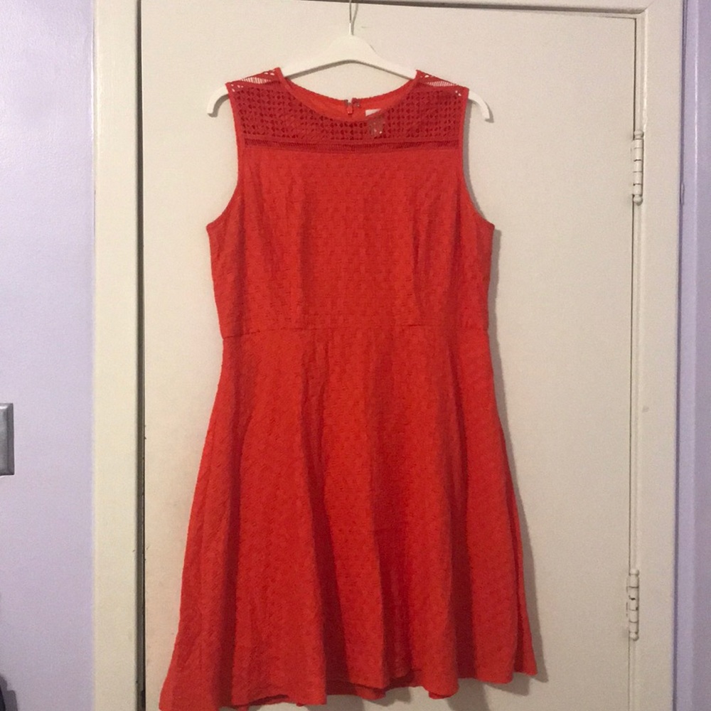 Orange Chico’s dress